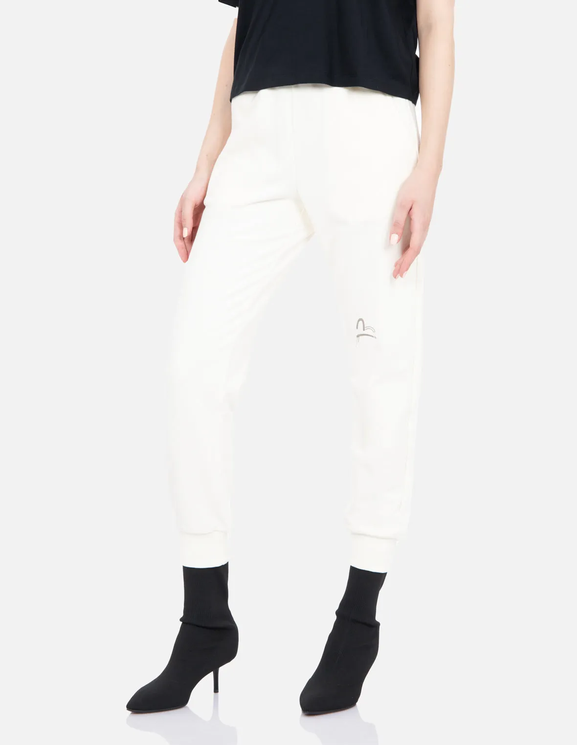 Kamon and Logo Print Sweatpants