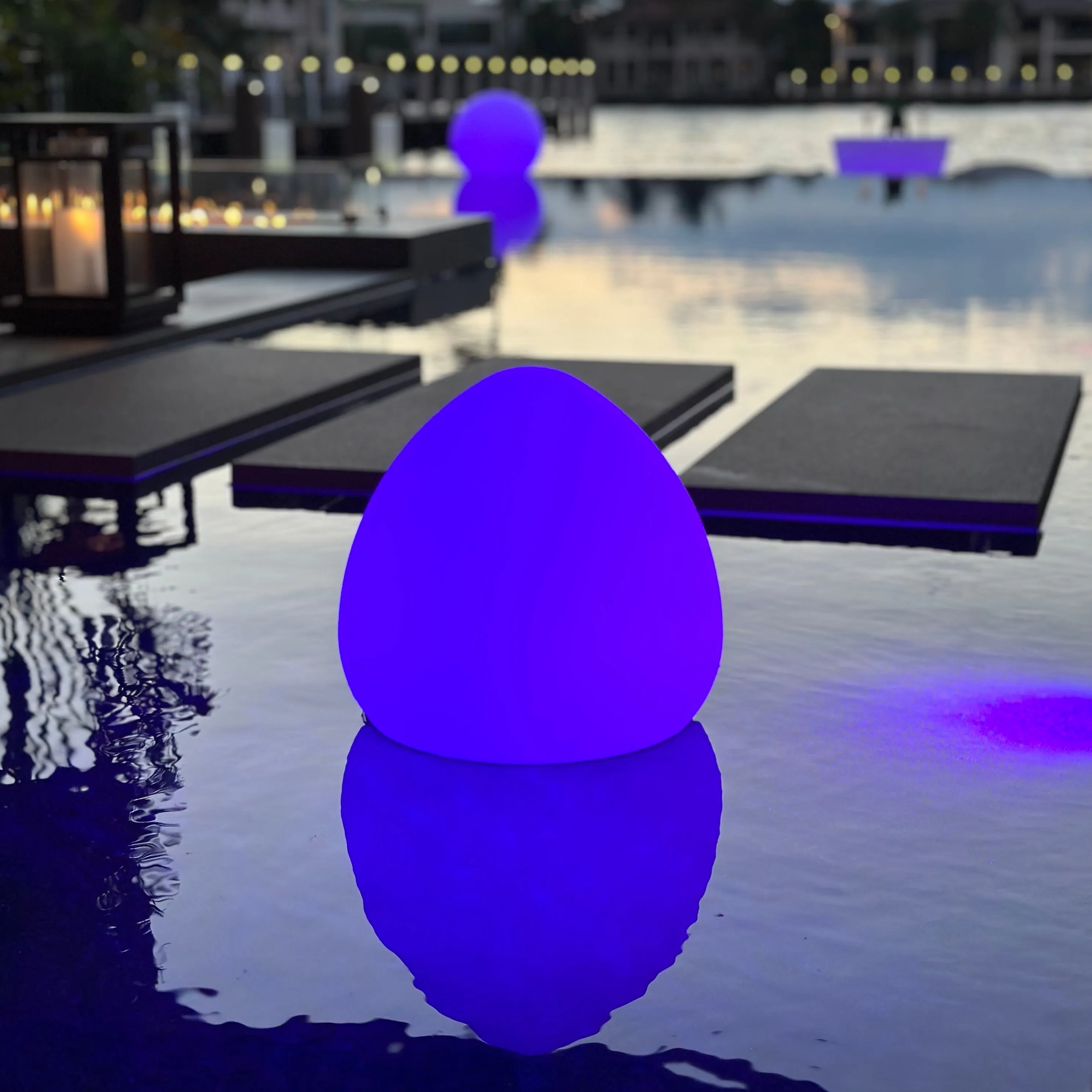 Rock Outdoor Bluetooth LED Table Lamp